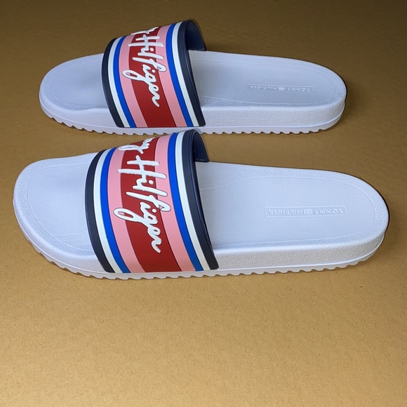 Tommy Hilfiger Multicolor Rayce Pool Slides - Picture 6 of 9